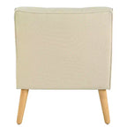 Christopher Knight Home Calix, fauteuil d'appoint rembourré capitonné, style moderne du milieu du siècle