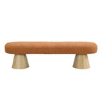 Banc de salle à manger multifonctionnel moderne Christopher Knight Home Hermose 64 en tissu bouclé