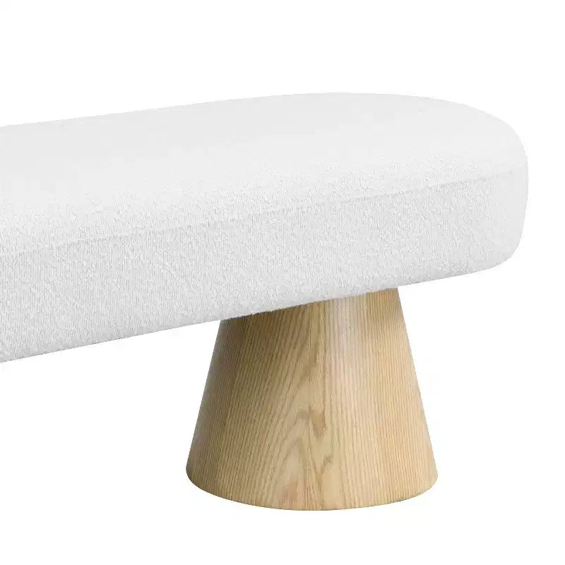 Banc de salle à manger multifonctionnel moderne Christopher Knight Home Hermose 64 en tissu bouclé