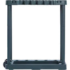 VEVOR Garden Tool Organizer, 10 Slots, Yard Tool Tower Rack for Garage Organization and Storage, Hold Long-Handled Tool/Rake/Broom/Shovel