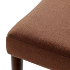 Tabouret de bar Maven Lane Vera avec revêtement en tissu, hauteur d'assise de 79 cm