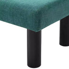 Banc de salle à manger contemporain Christopher Knight Home en bois d'hévéa rembourré avec dossier