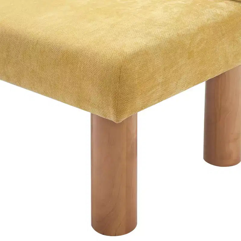 Banc de salle à manger contemporain Christopher Knight Home en bois d'hévéa rembourré avec dossier