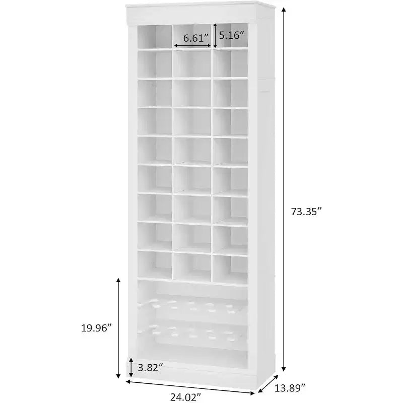 Meuble d'entrée 4-en-1 Acekool avec banc, 15 niches à chaussures et 5 patères, rangement de chaussures d'entrée avec assise et porte-manteau, finition grise