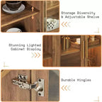AMERLIFE Buffet de cuisine, meuble d'appoint bicolore