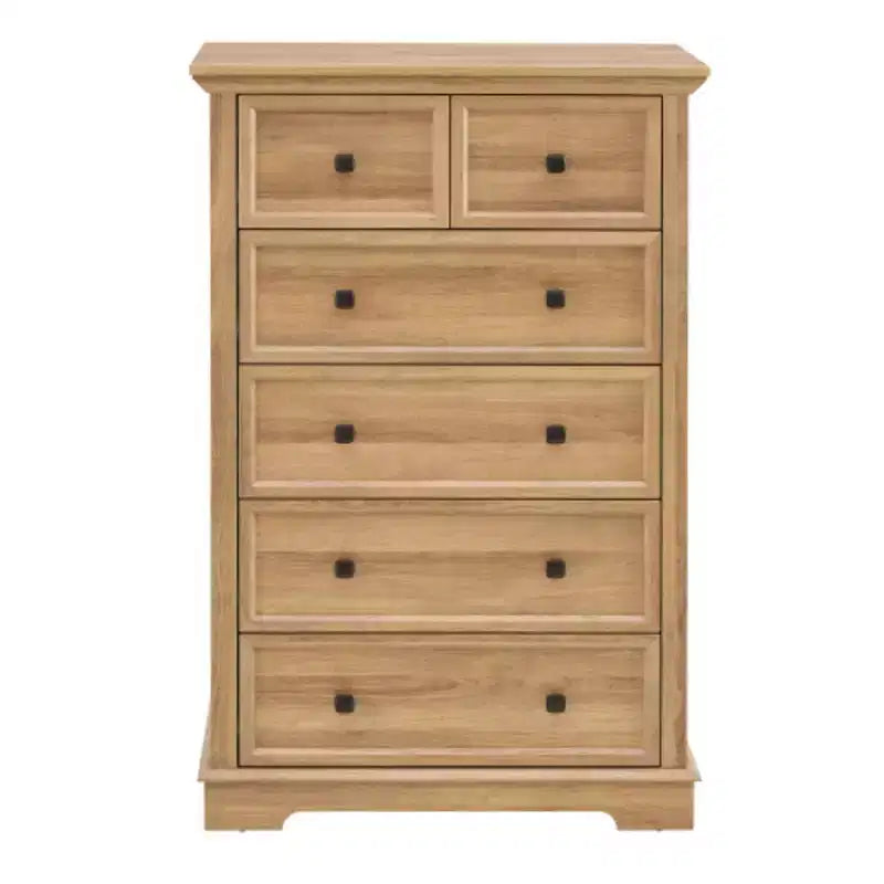 Commode à 6 tiroirs, Armoire de rangement haute à 6 tiroirs, Organisateur de placard pour vêtements, Armoire à 6 tiroirs pour salon