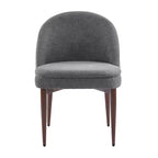 Chaises de salle à manger en fer et chenille moderne Carew Christopher Knight Home (Lot de 2)