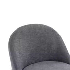 Chaises de salle à manger en fer et chenille moderne Carew Christopher Knight Home (Lot de 2)