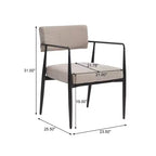 Christopher Knight Home Behrens Chaises de salle à manger rembourrées de style moderne du milieu du siècle (Lot de 2)