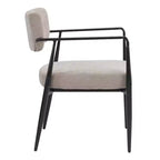 Christopher Knight Home Behrens Chaises de salle à manger rembourrées de style moderne du milieu du siècle (Lot de 2)