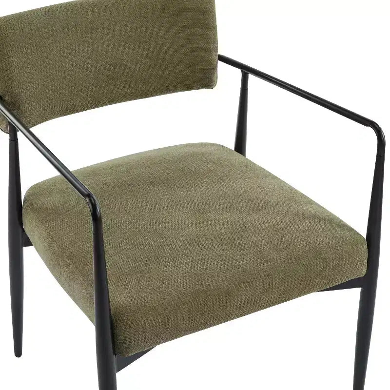 Christopher Knight Home Behrens Chaises de salle à manger rembourrées de style moderne du milieu du siècle (Lot de 2)