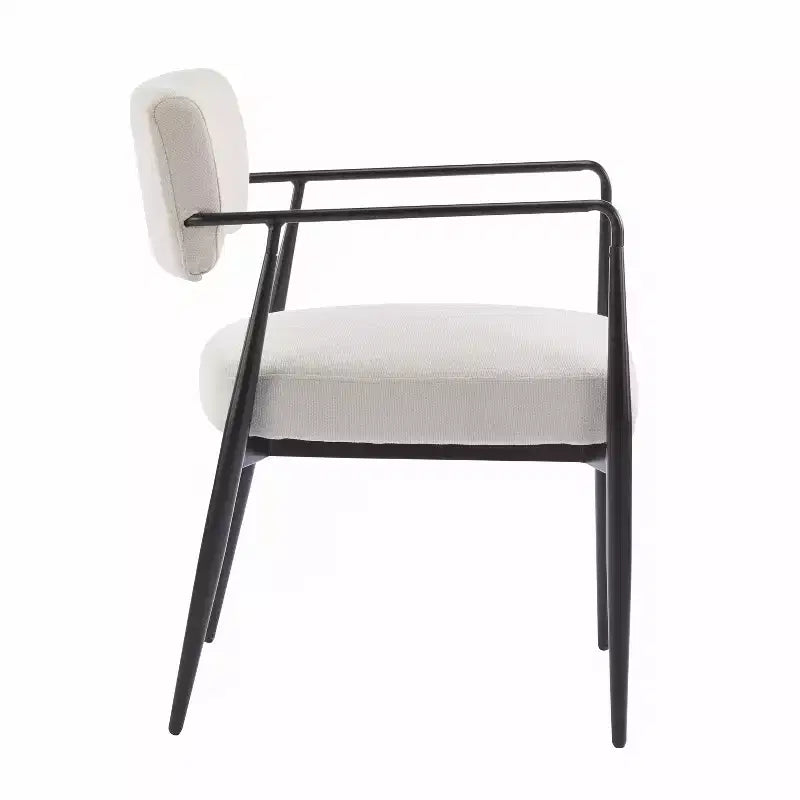 Christopher Knight Home Behrens Chaises de salle à manger rembourrées de style moderne du milieu du siècle (Lot de 2)