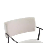 Christopher Knight Home Behrens Chaises de salle à manger rembourrées de style moderne du milieu du siècle (Lot de 2)