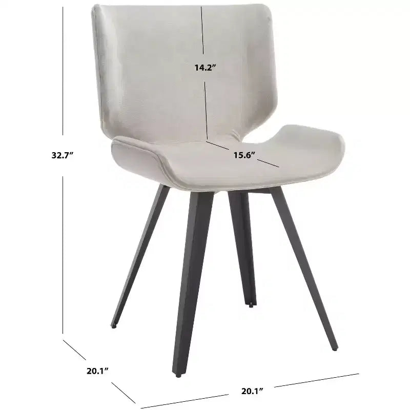 Chaise de salle à manger scandinave Matty - SFV5025 - Gris - Safavieh Couture