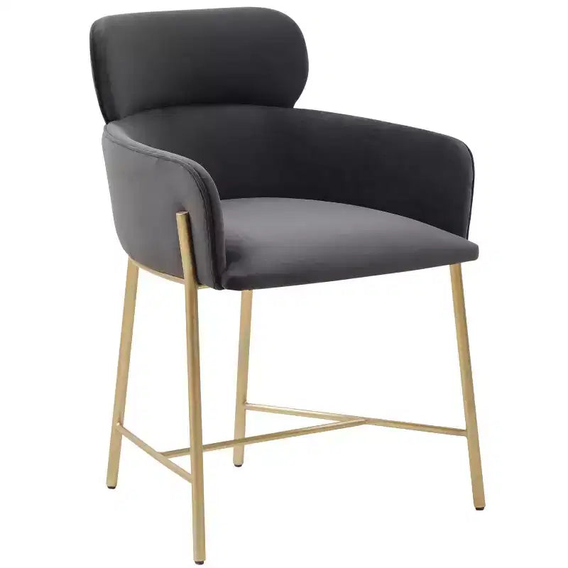 Chaise de salle à manger en velours Charlize - SFV4757 - Safavieh Couture