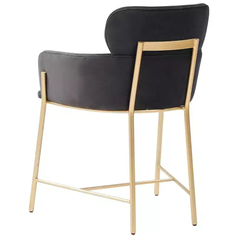 Chaise de salle à manger en velours Charlize - SFV4757 - Safavieh Couture