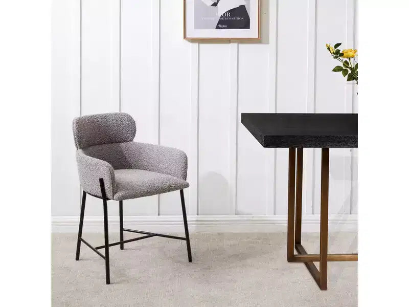 Chaise de salle à manger en velours Charlize - SFV4757 - Safavieh Couture