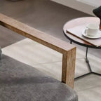 Fauteuils d'appoint Okak pour chambre à coucher, fauteuil d'appoint moderne rembourré pivotant de 77 cm de large avec accoudoirs en bois massif et fauteuil de lecture confortable à 360 degrés
