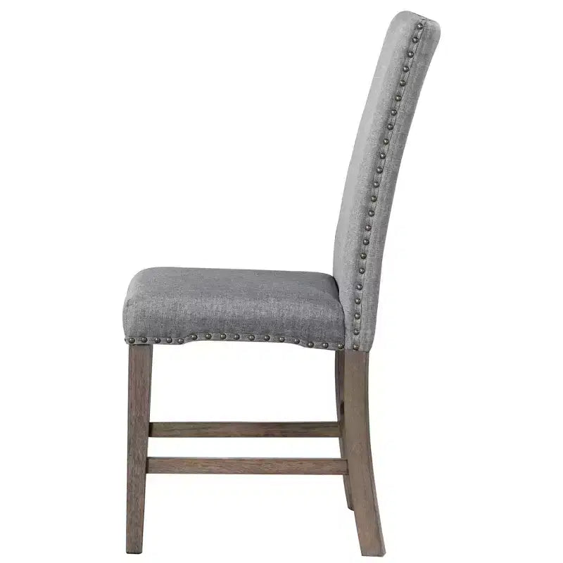 Ensemble de salle à manger 7 pièces Whisen avec chaises rembourrées et plateau à rallonge de 30,5 cm