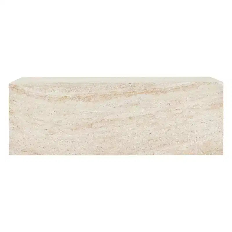 Table basse ronde LeisureMod Maya – Table d'appoint d'intérieur et d'extérieur pour salon, patio, balcon ou jardin, design décoratif moderne