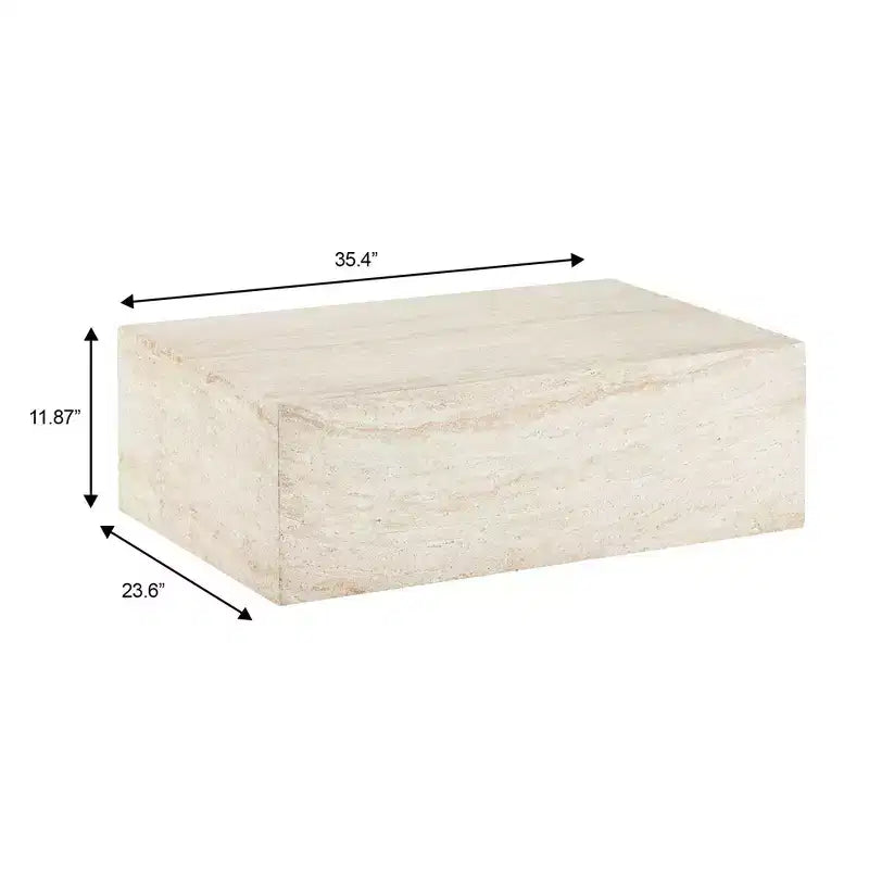 Table basse ronde LeisureMod Maya – Table d'appoint d'intérieur et d'extérieur pour salon, patio, balcon ou jardin, design décoratif moderne
