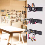 Organisateur d'outils de garage VEVOR, capacité de charge maximale de 362 kg, support de rangement mural pour jardin et cour, très résistant, avec 6 crochets réglables et 3 rails