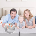 Pont de lit VEVOR, kit convertisseur de lit king-size, remplisseur d'espace pour lit king-size ajustable, connecteur de matelas, remplisseur d'espace de matelas