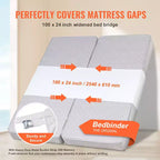 Pont de lit VEVOR, kit convertisseur de lit king-size, remplisseur d'espace pour lit king-size ajustable, connecteur de matelas, remplisseur d'espace de matelas