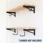 Étagères murales de garage robustes StoreYourBoard, Supports d'étagères murales DIY 30,5 x 122 cm