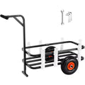 VEVOR Beach Fishing Cart, 200 lbs Load Capacity, Fish and Marine Cart with Two 11 Big Wheels Rubber Balloon Tires for Sand, Pier Wagon Trolley