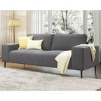 AMERLIFE 89 3 Seater Modern Sofa with Extra Deep Seats, Comfy Couch for Living Room