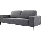 AMERLIFE 89 Canapé moderne 3 places avec assise extra profonde, canapé confortable pour salon