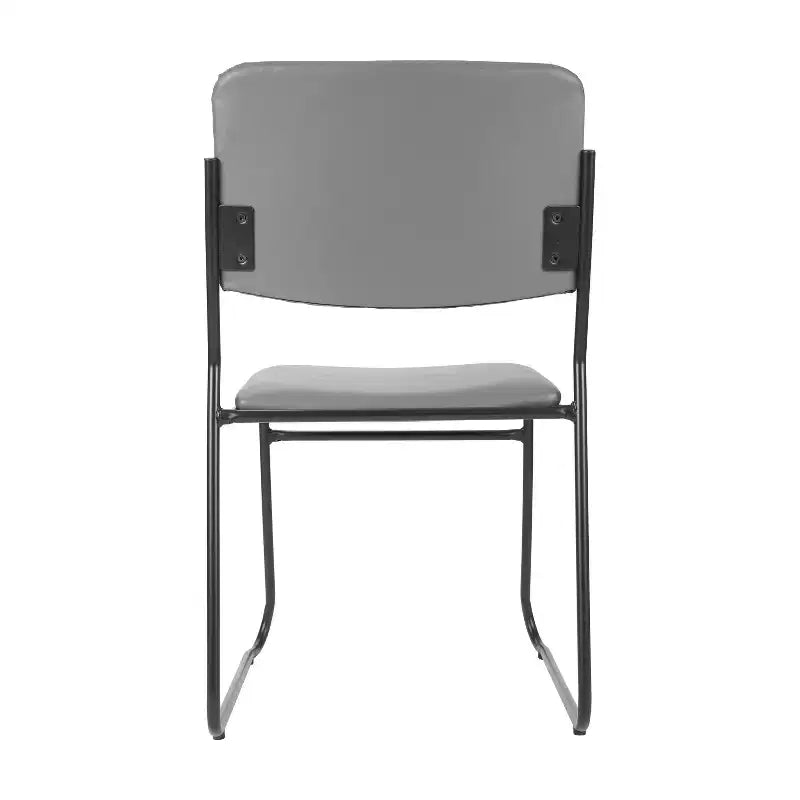 Lot de 5 chaises empilables à haute densité Flash Furniture de la série HERCULES, capacité de 227 kg, avec base luge