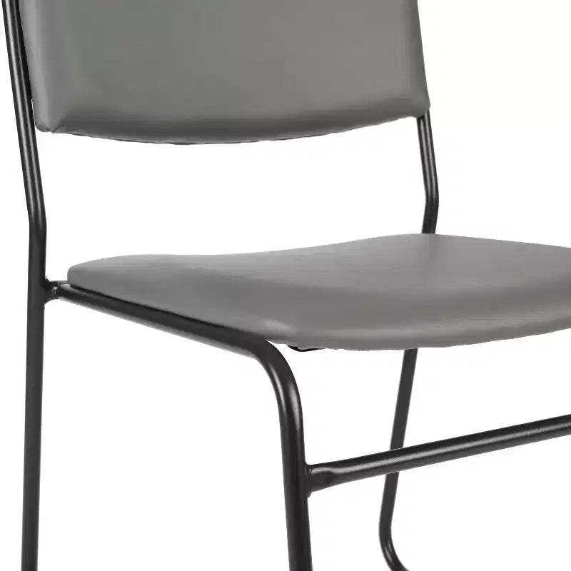 Lot de 5 chaises empilables à haute densité Flash Furniture de la série HERCULES, capacité de 227 kg, avec base luge