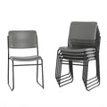 Lot de 5 chaises empilables à haute densité Flash Furniture de la série HERCULES, capacité de 227 kg, avec base luge