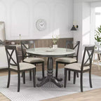 Whisen 5-Piece Dining Set with 4 Chairs