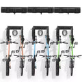 VEVOR Bike Storage Rack, 6 Bike Racks and 3 Helmets Hooks, Wall Mount Bike Storage Hanger, Home & Garage Organizer
