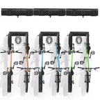 VEVOR Bike Storage Rack, 6 Bike Racks and 3 Helmets Hooks, Wall Mount Bike Storage Hanger, Home & Garage Organizer