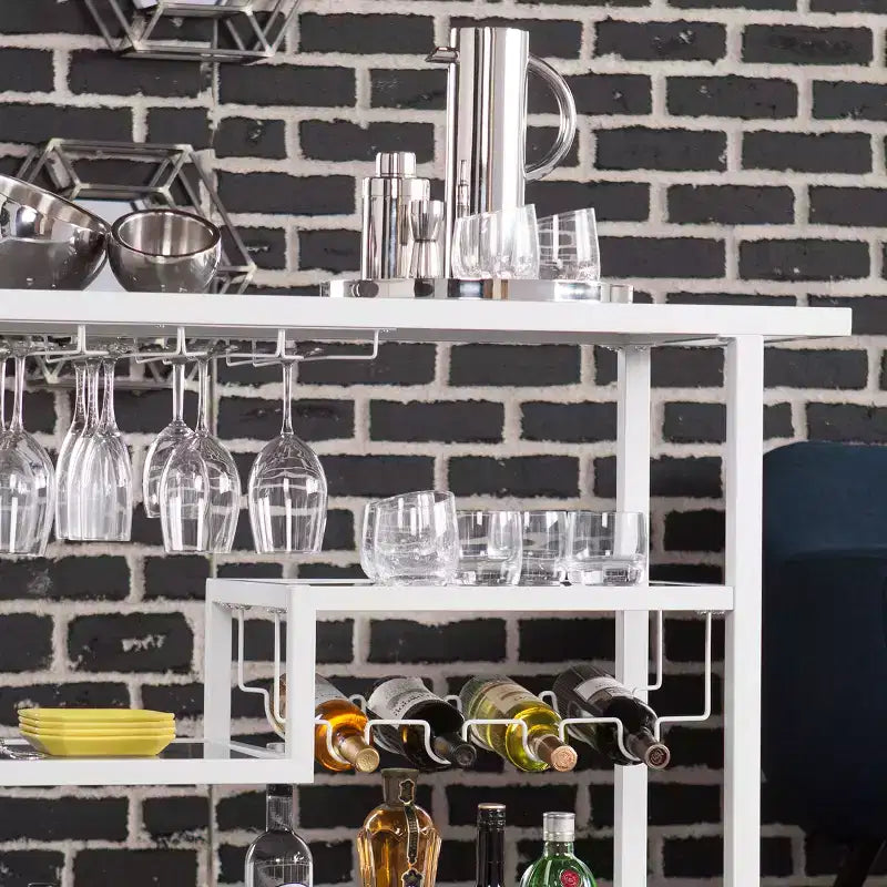 Dessertes de bar Holly et Martin Zephs - Blanc - SEI