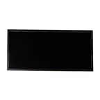 Table basse Argall avec plateau en verre et rangement - Noir - SEI