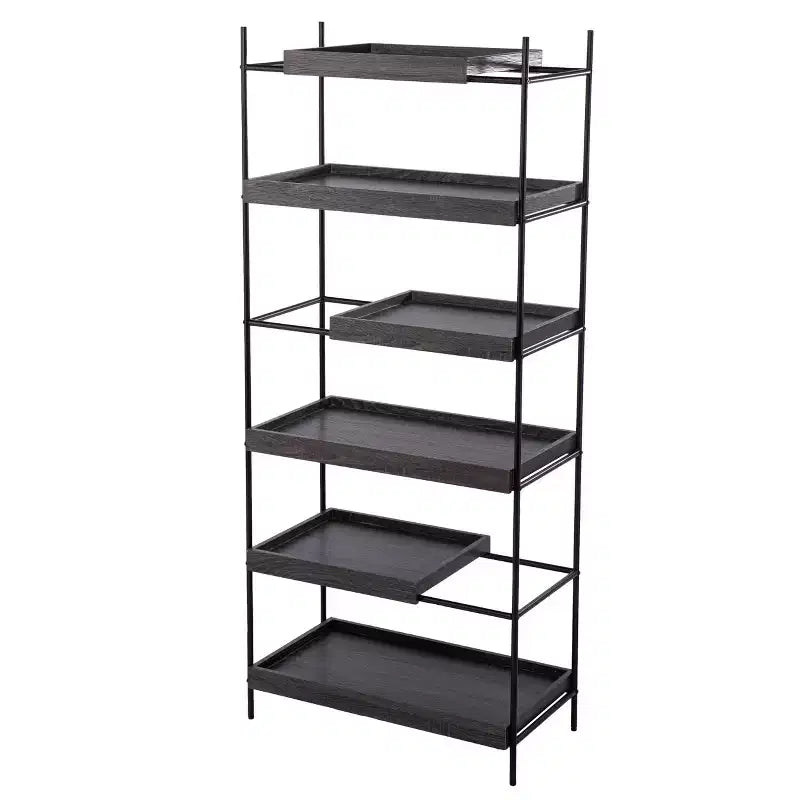 Étagère coulissante Deckenly – Noir – SEI