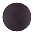 Table basse de style campagnard Verlington Round – Noire – SEI