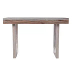 Chadkirk Faux Marble Writing Desk - Brown - SEI