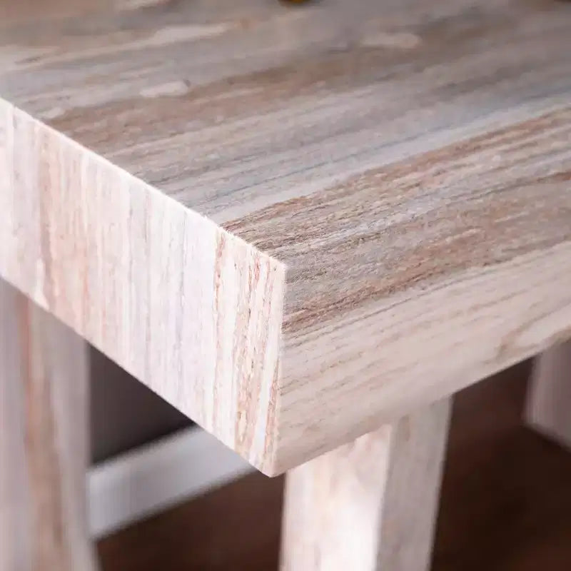 Bureau d'écriture Chadkirk imitation marbre – Marron – SEI