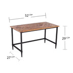 Bureau en bois recyclé Lawrenny - Naturel - SEI