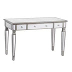 Wedlyn Mirrored Writing Desk - Silver - SEI
