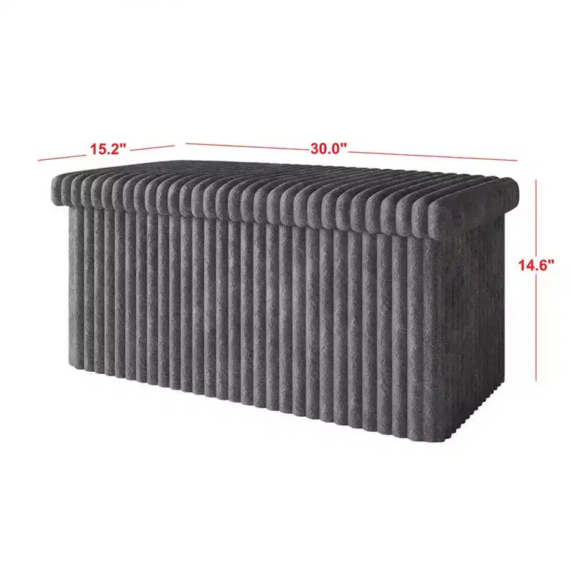 Banc de Rangement Pliant Rembourré Home Design Florence 30