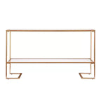 Console Horten Glam Étroite – Dorée – SEI