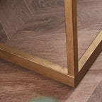 Console de table Dorville en bois de récupération - Naturel - SEI