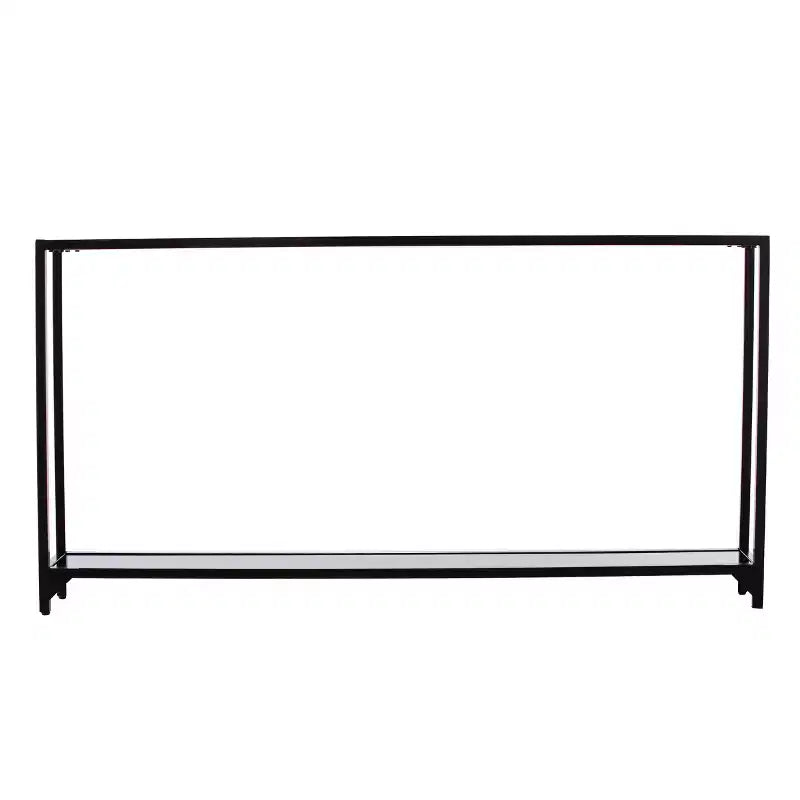 Bergen Narrow Metal Console Table - Black - SEI
